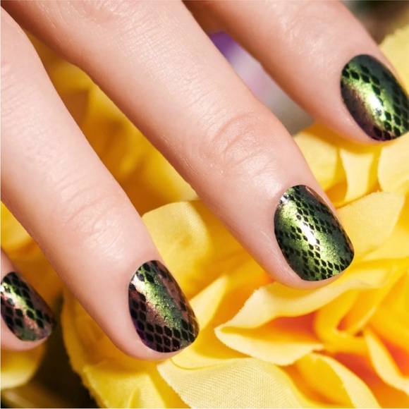 *Retired* Color Street: Viper-active | Green Metallic Duochrome Copper Fall - Picture 9 of 13